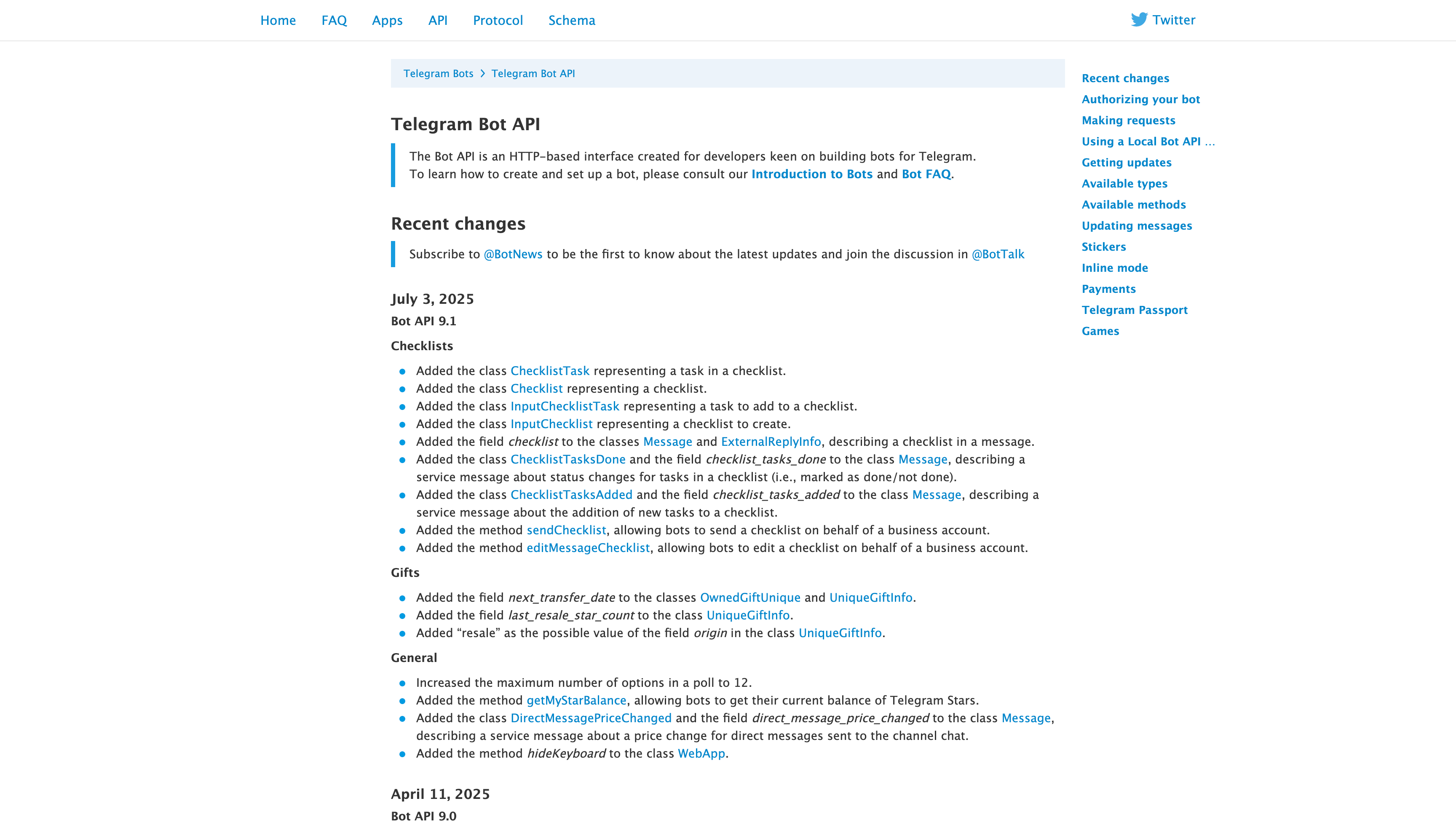 telegram Bot官网API截图 telegram Bot官网API截图